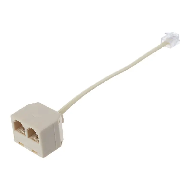 

High Quality RJ11 Male Female Telephone Machine Splitter Connector Adapter