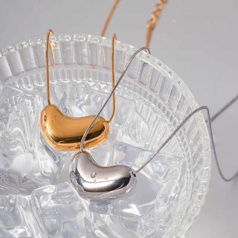 Bilandi Fashion Jewelry Delicate Design One Layer Geometric Metallic Pendant Necklace For Girl Women Party Gift Accessories