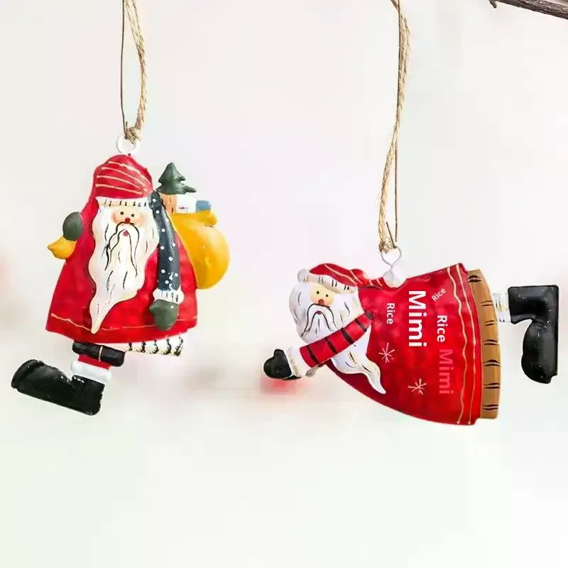 1PCS Acrylic Classic Angel Hanging Piece Christmas Decorations Santa Claus Xmas Tree Addition 2026 Navidad Celebration Trimming