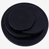 8-12 Inch Heavy Duty Rotating Swivel Steel Ball Bearings Stand for Monitor TV Turntable Lazy Susans Black Round Shape 5