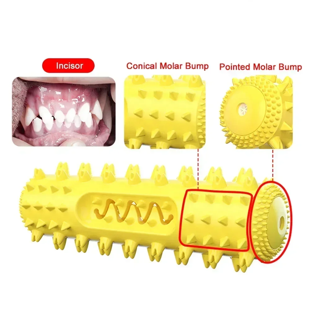 Dog Molar Toothbrush Molar Tooth Stick Puppy Dental Care Durable Chew Toy Elasticity Soft Pet Tooth Cleaning Supplie