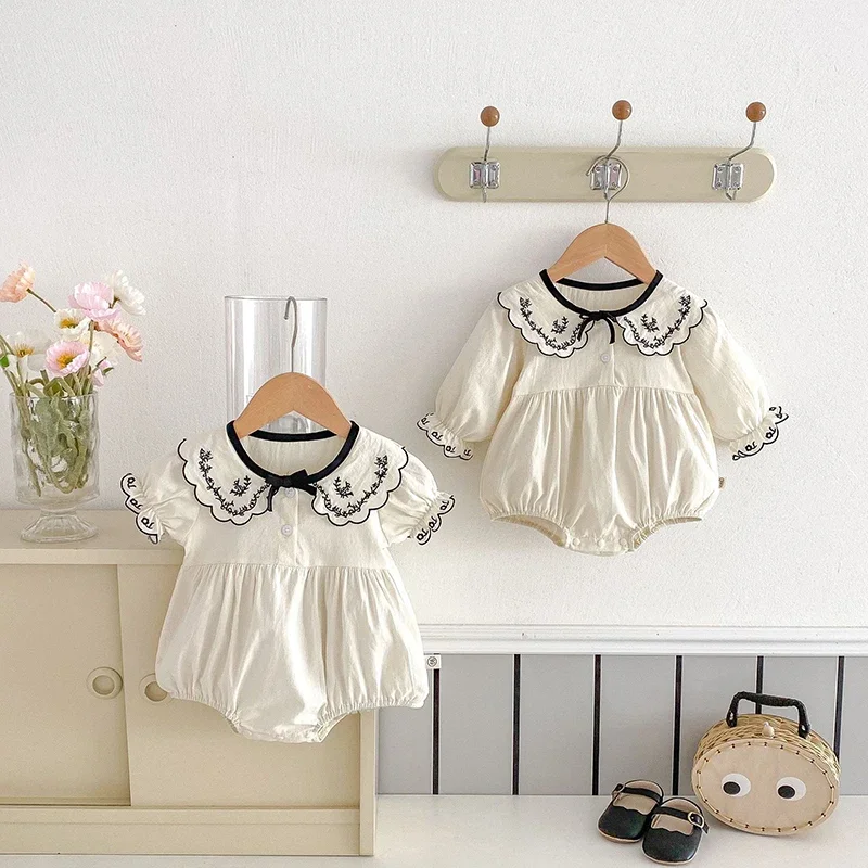 Baby Girls Summer Short Sleeve Bodysuit