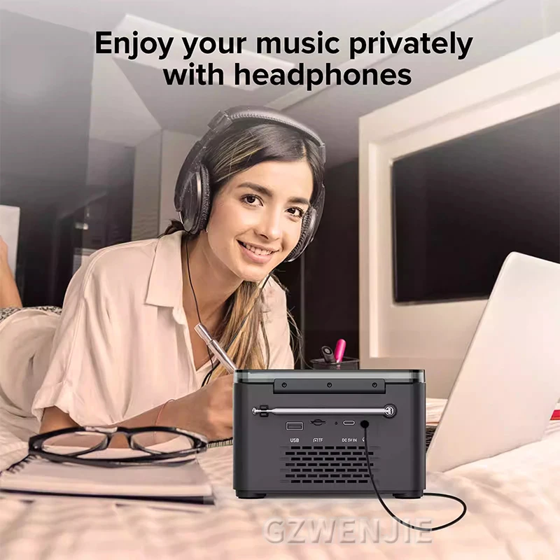 CD Boombox Rechargeable Portable CD Player with Bluetooth FM Radio USB MP3 Music Disc Album Player