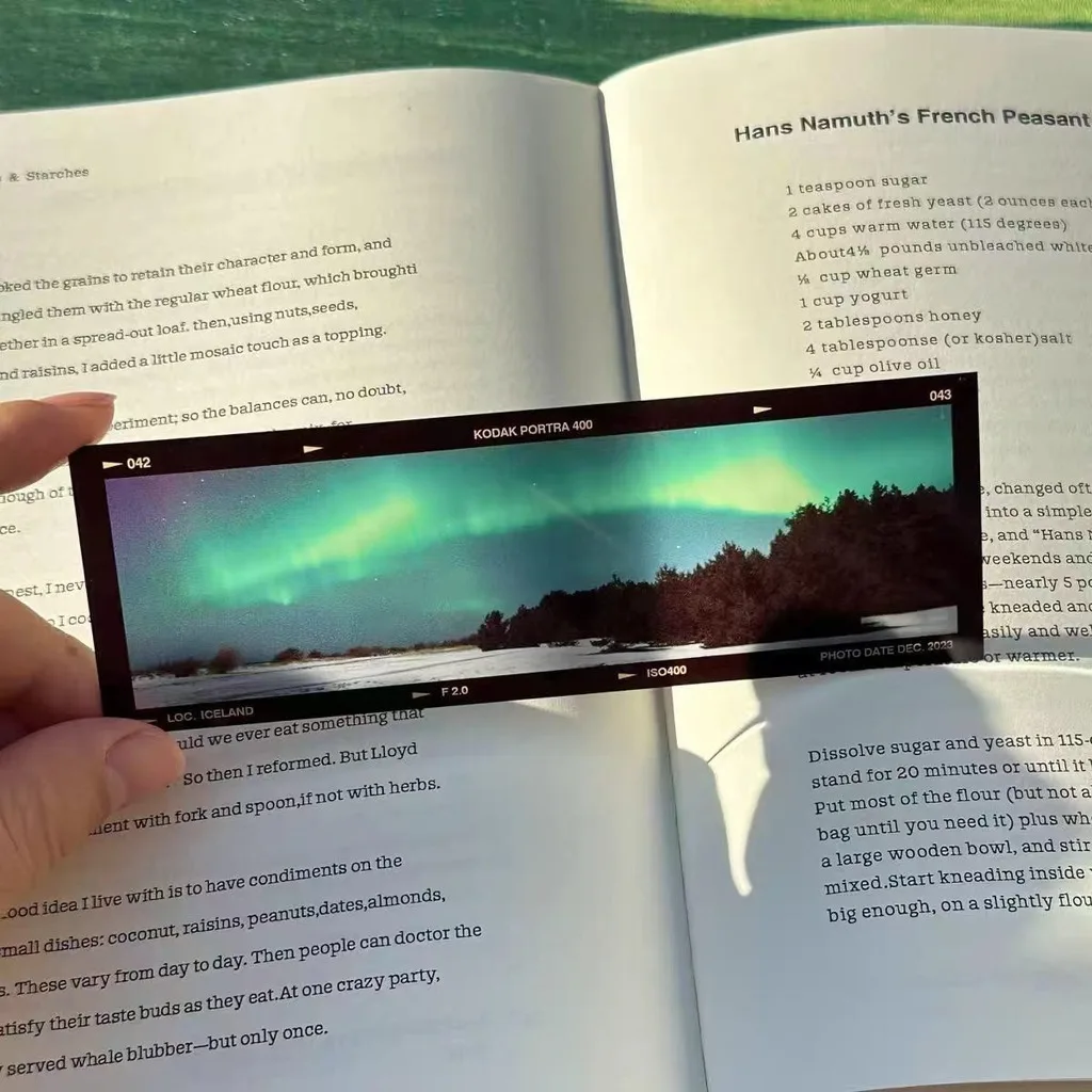 Ocean Theme Translucent Bookmark - Elegant Literary Ornament