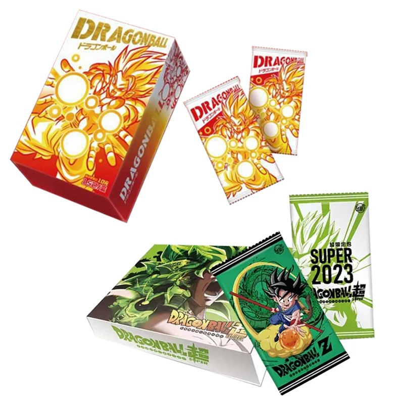 

New Original Dragon Ball Collection Card Box Series Rare Flash SSR Deluxe Collection Edition Cards Board Game Children Toys Gift