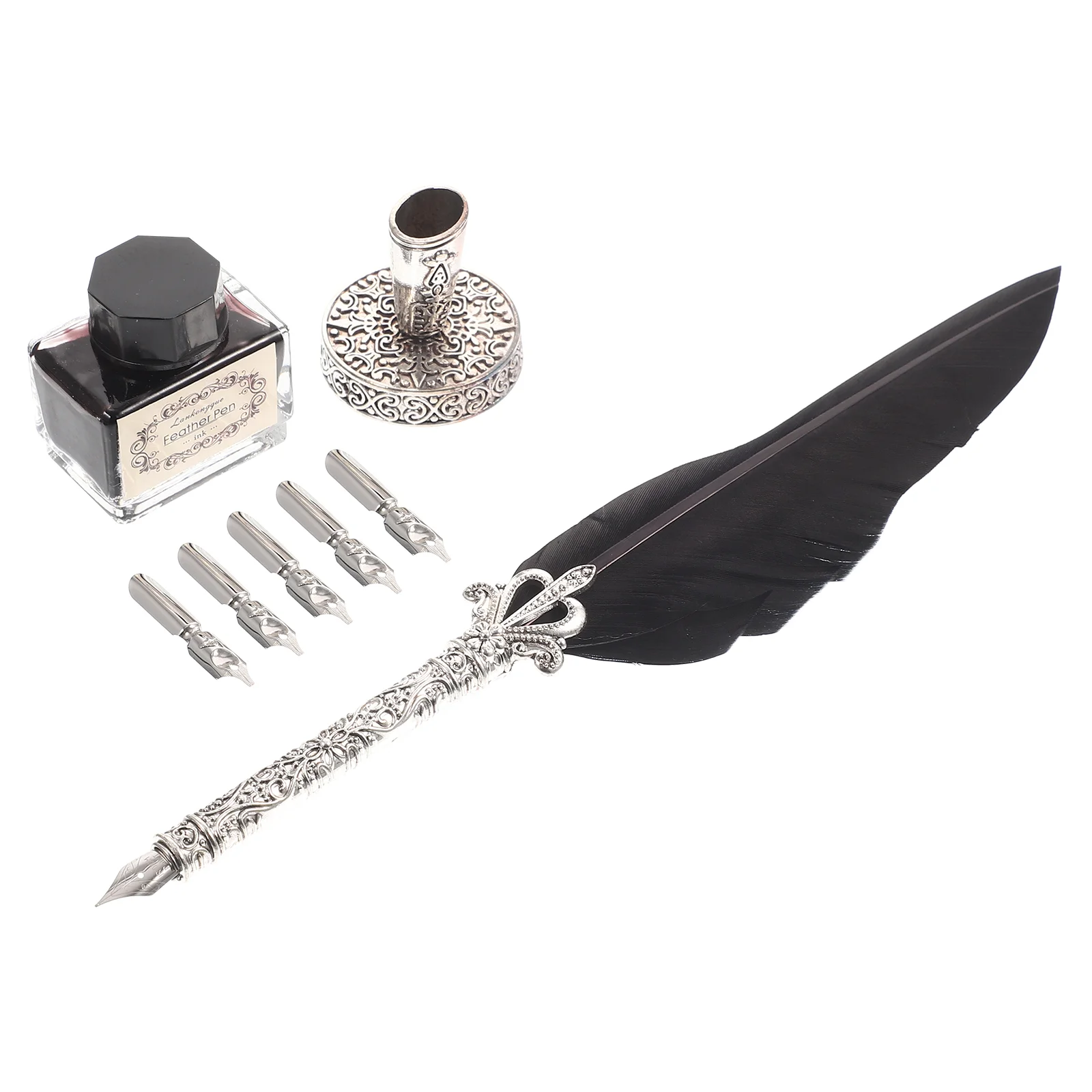

Dip Pen Signature Quill Writing Vintage Office Decor Ink Business Suit Reusable