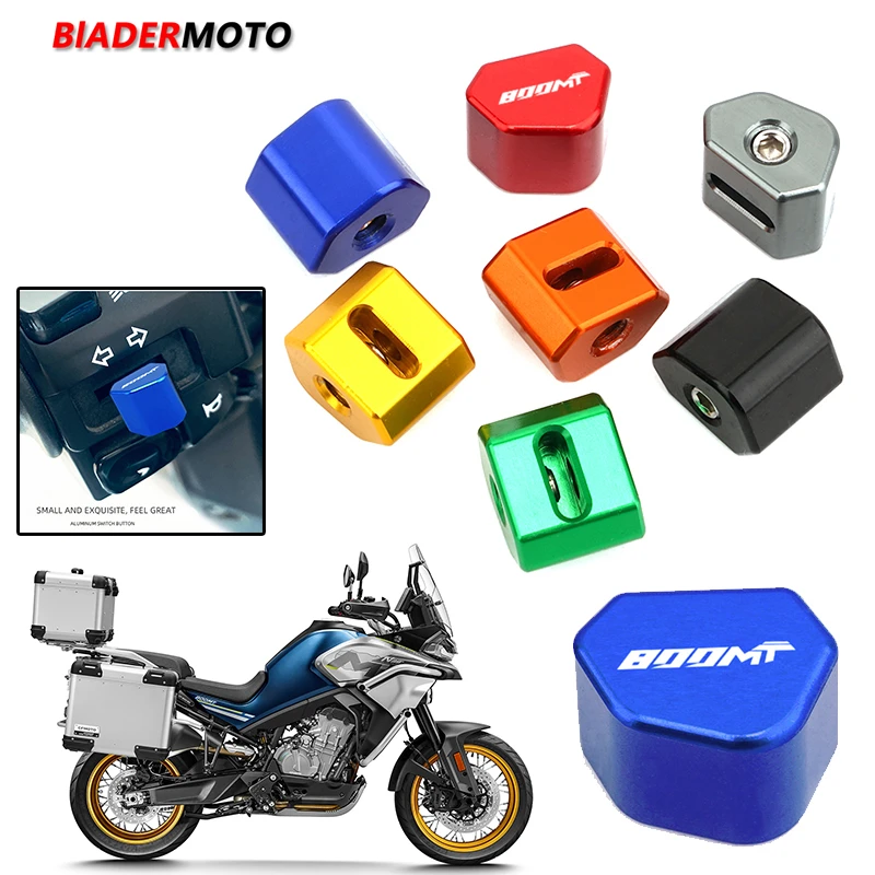 

2023 New 7 Colors Aluminum Accessories Motorcycle Turn Signal Switch Button Keycap For CFMOTO CF MOTO 800MT MT800 800 MT CF800