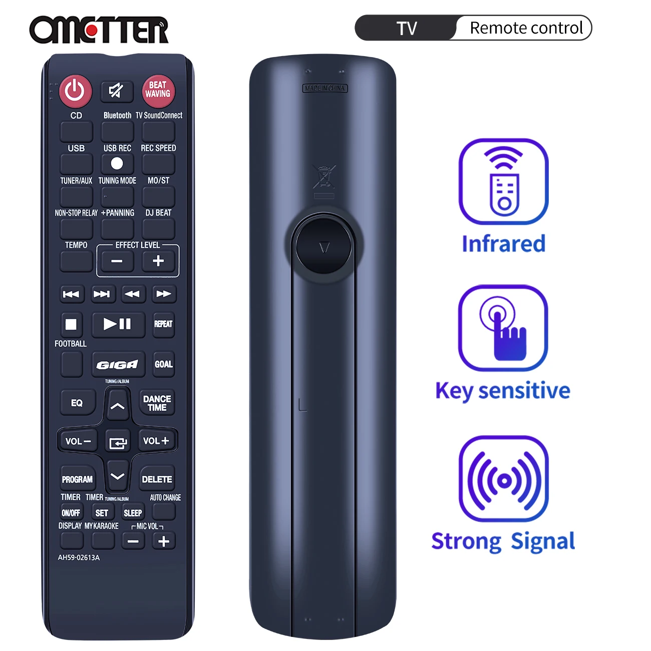 Nuovo Ah59-02613A Originale Per Samsung Giga Stereo Remote Control Mx-Hs8500 Hs7000 Giga Sound Stereo System