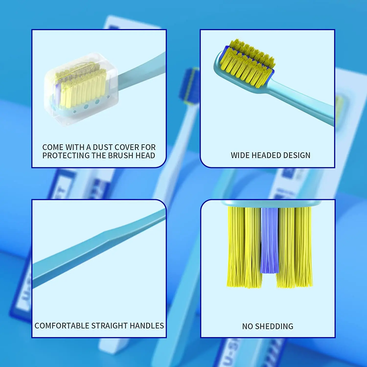 1/2 Pcs Orthodontic Toothbrush 2 Color For Braces U-Shaped Soft Bristle With Head Cover Free Interdental Brushes soft toothbrush manual toothbrush