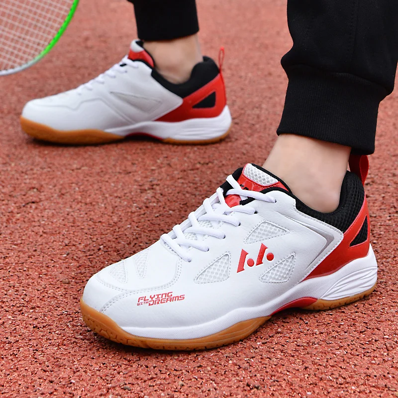 Brand Professional Men's Badminton Sneakers Big Size 46 Breathable Mesh Sports Tennis for Women Race Table Tennis Shoes Trainers