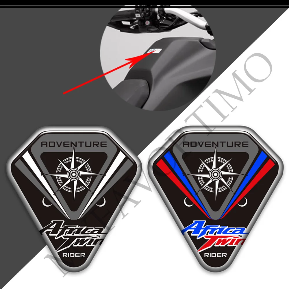 

Trunk Luggage Cases Gas Fuel Oil Kit Knee Tank Pad Stickers For Honda Africa Twin AfricaTwin CRF1000L CRF 1000 1100 L 1100L