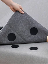  5pcs/set Non-marking Back Rubber Sofa Holder Multi-purpose Sheet Mat Non-slip Double-sided 