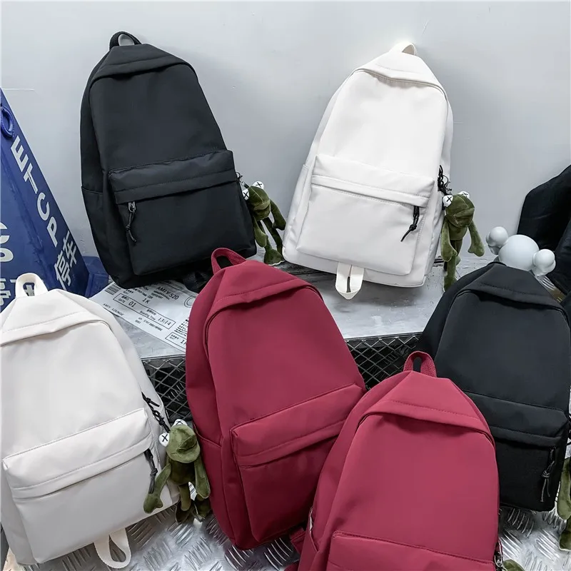 Source Female Student Korean Junior High School Japanese Girl Backpack High  School Waterproof Backpack on m.