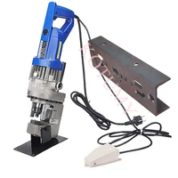 Electric Hydraulic Punching Machine Handy Hydraulic Hole Puncher  Angle/channel Plate Copper Punching Tool 2