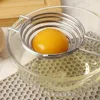 Stainless Steel Egg Separator Long Handle Yolk White Divider Food Grade for Baking Cooking Kitchen Tool Easy Clean Hanging Hook 3