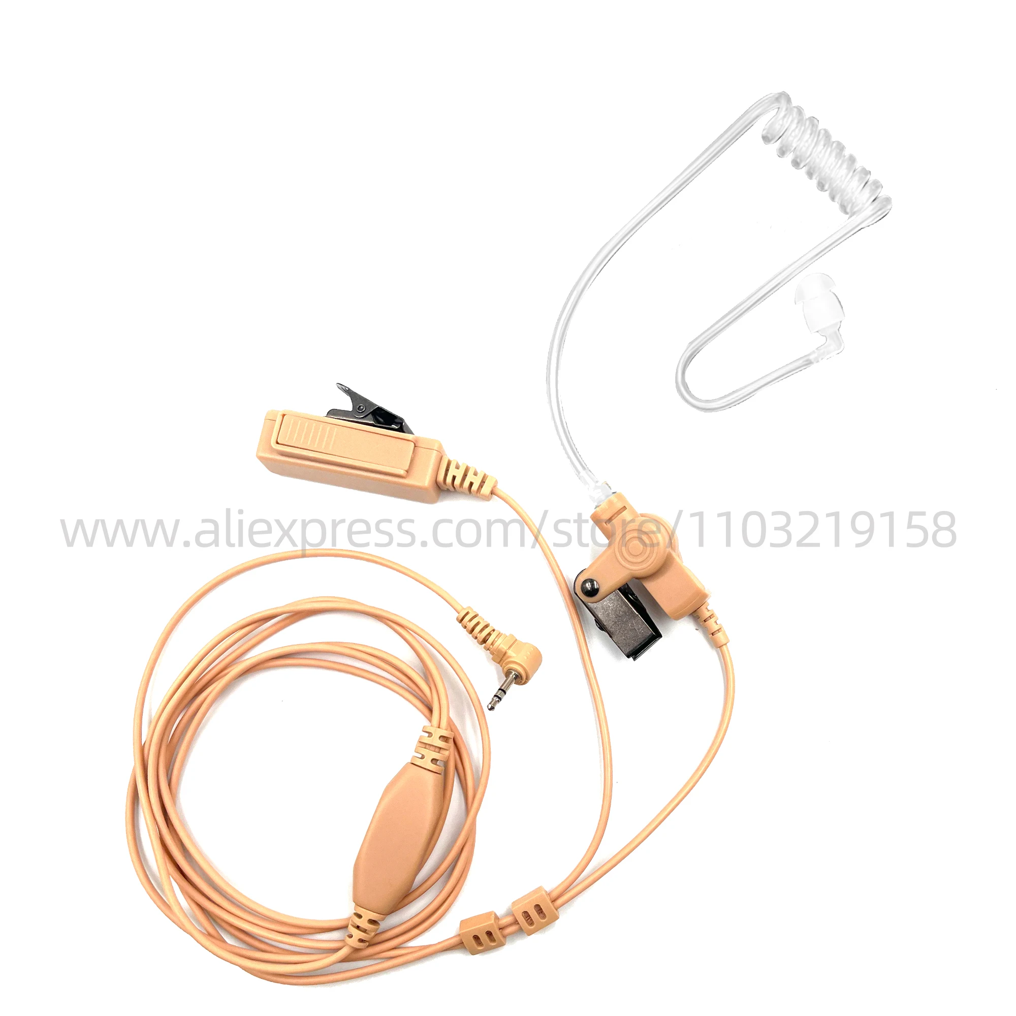 1 Pin 2.5Mm Auricolare Tubo Acustico Auricolare Ptt Mic Auricolare Per Motorola Talkabout Radio Portatile Tlkr T3 T4 T60 T80 Mr350R Walk