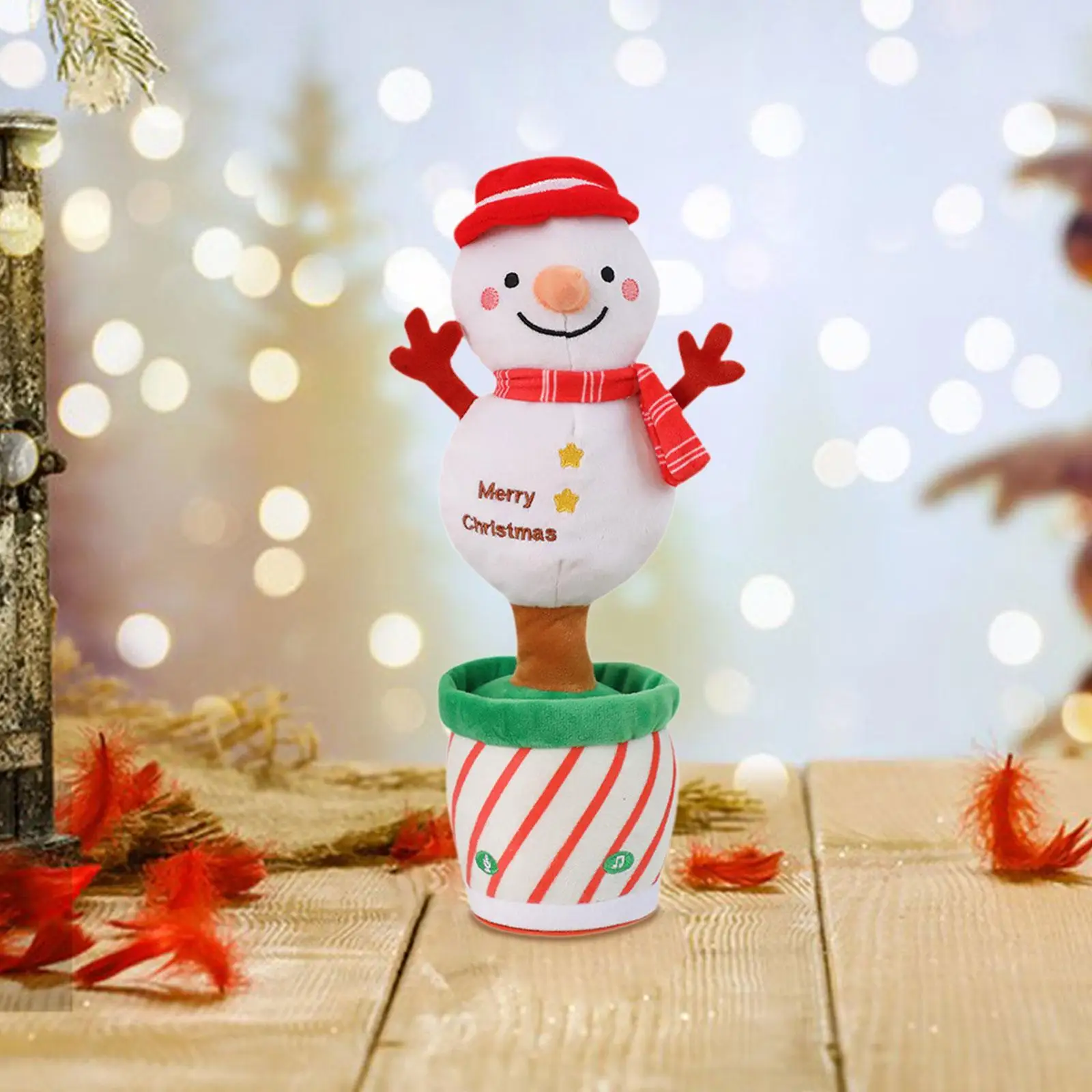Christmas Electric Dancing Toy Interactive Electric Christmas Stuffed Toy