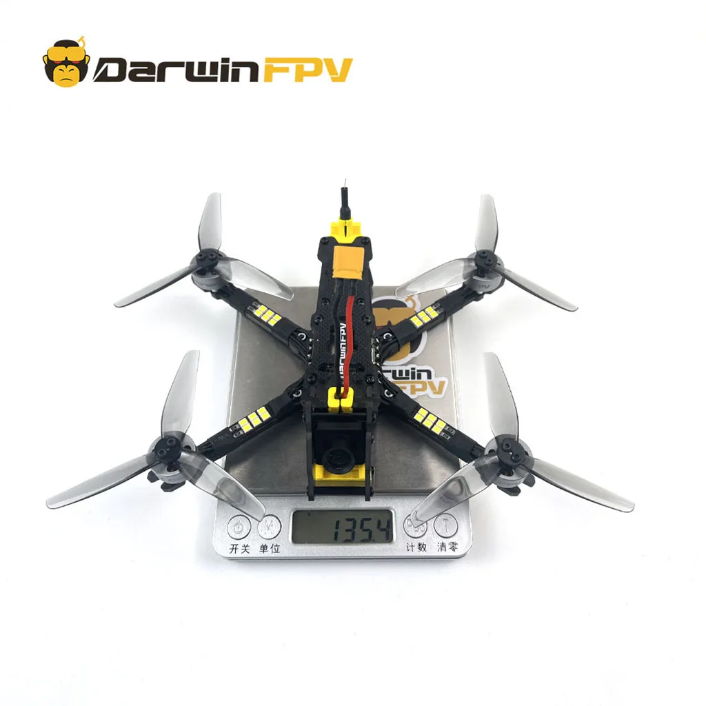 DarwinFPV BabyApeⅡ 아날로그 3.5인치 프리스타일 FPV 레이싱 드론 156mm F411비행 컨트롤러 30A ESC 5.8G VTX 4S RC 쿼드콥터