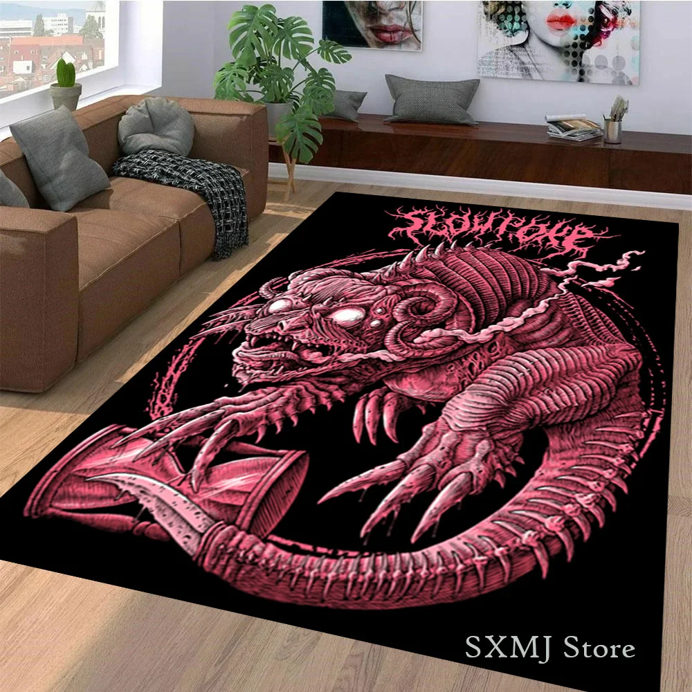Anime Cartoon Carpet Area Rug Door Floor Step Mat Large Non-slip Bathmat Hallway Mats Rugs for Bedroom Living Room H