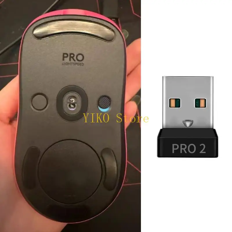 GPRO 2 무선 마우스 어댑터용 무선 수신기 게임 및 사무용 안정적인 광범위한 호환성