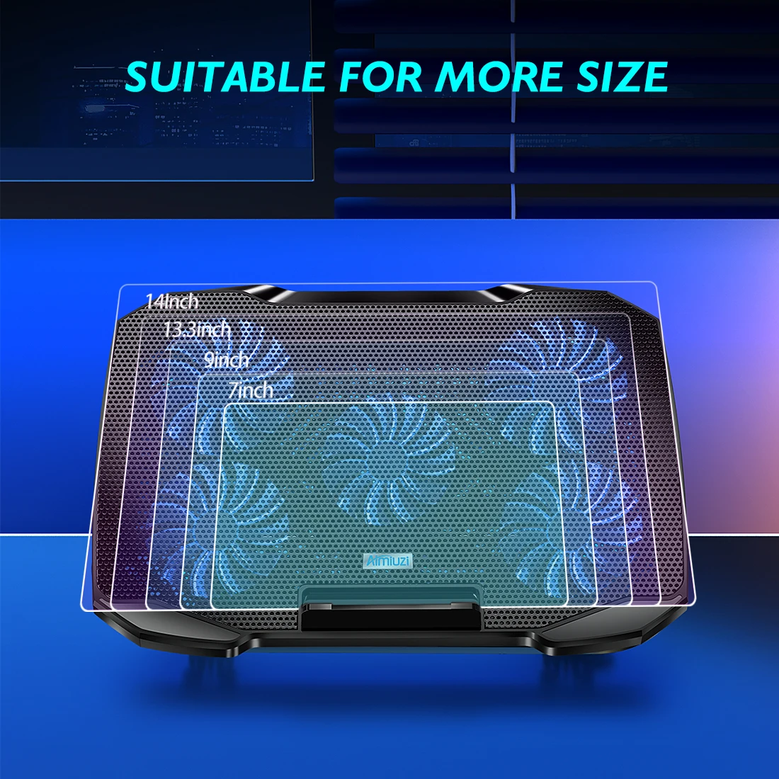 Adjustable Laptop Cooling Pad 4