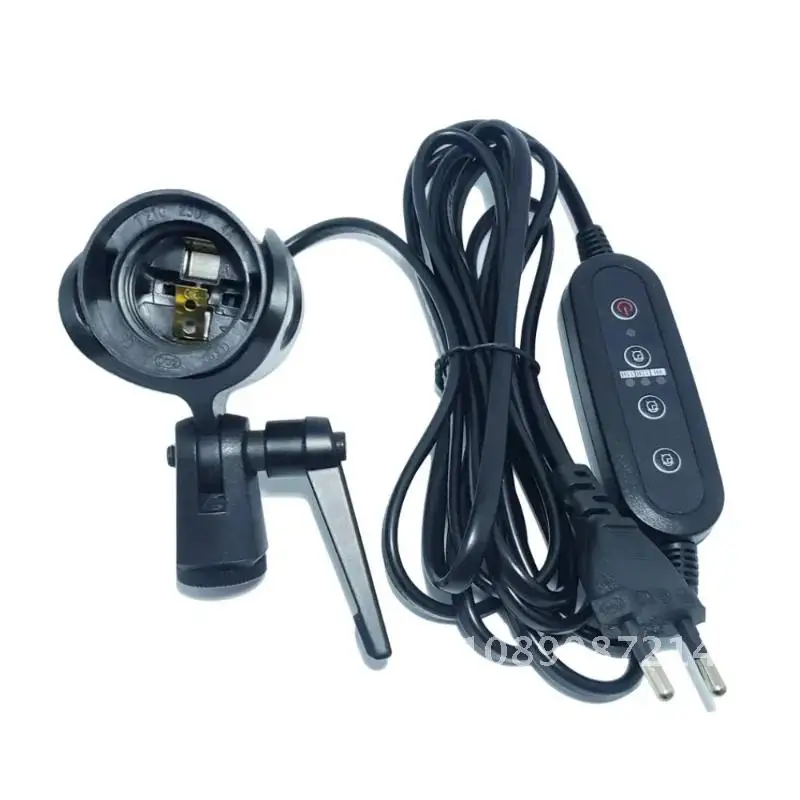 Adjustable Metal Tripod LED Grow Light Accessories Floor Standing Tripod E27 Base With 2M 5M Switch Wire For Plants Growth Lamp