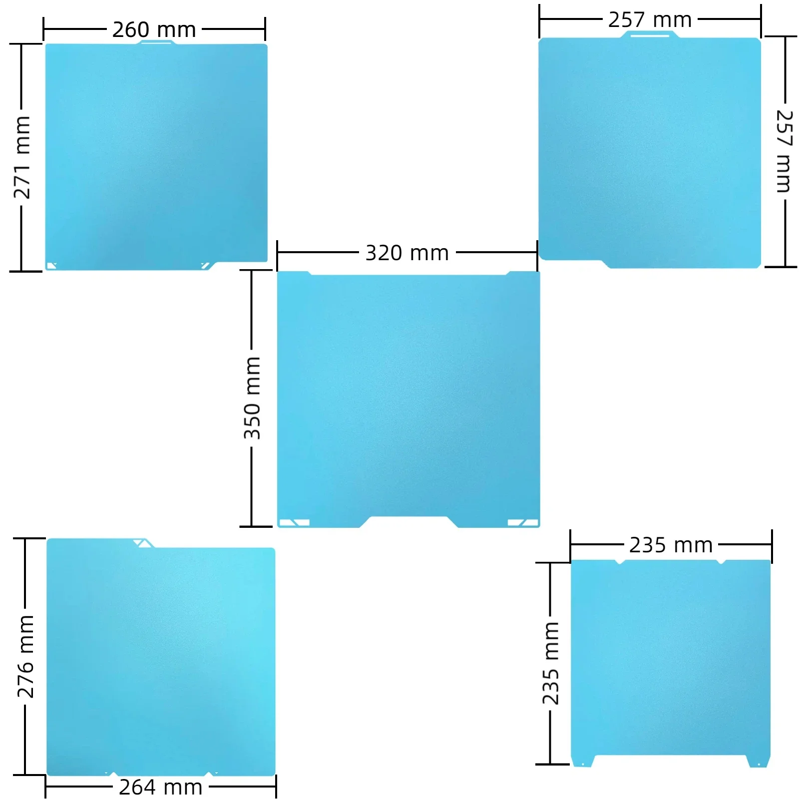 Cold Plate For Bambu Lab Build Plate PLA Bed Cold Plate SuperTack Glacier For Creality Anycubic Elegoo Centauri Carbon Heat Bed Saa40e0be91f14b32b802e1c260327d46G