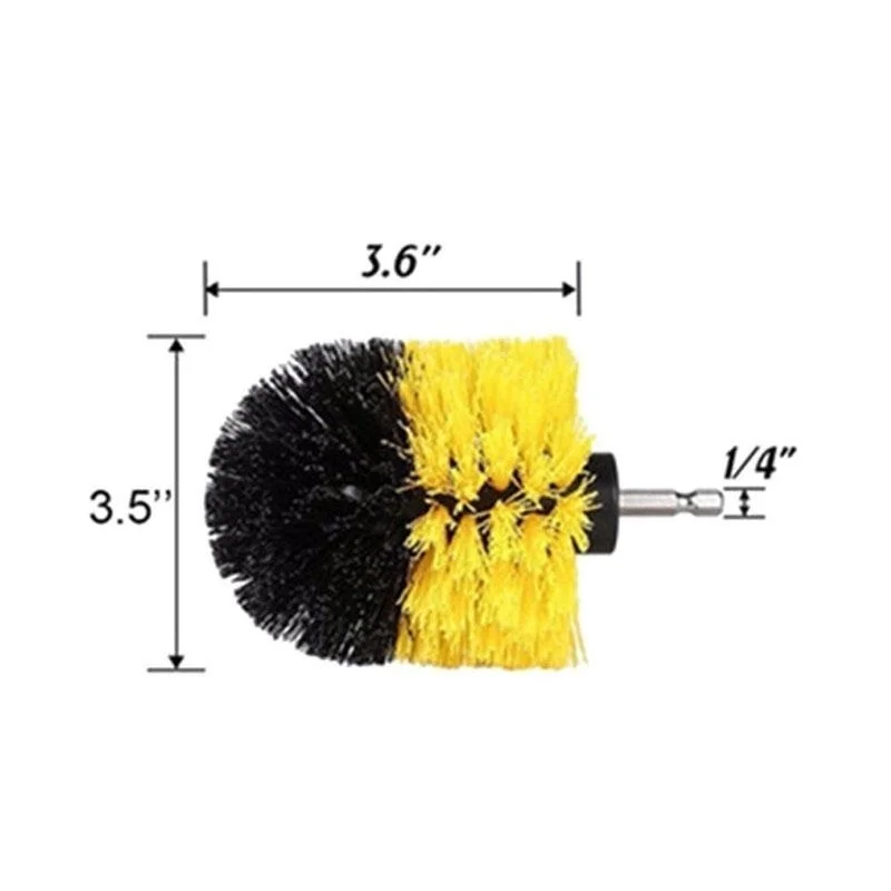 Electric Drill Cleaning Brush Tire Cleaning Brush Electric Scrubber Scrub Bit Grout Tile Clean 2/3.5/4 Inch