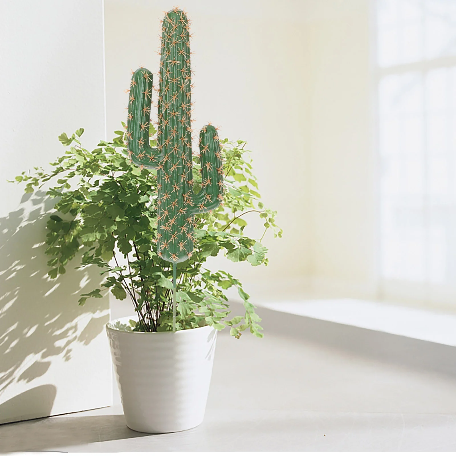 

Simulated Cactus Shape Unpotted Cactus Model Landscaping Ornament Garden Adornment