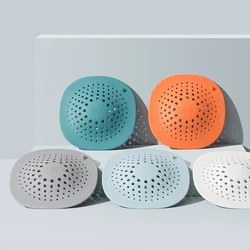 Floor Drain Cover Bath Kitchen Anti-clogging Bath Hair Catcher Stopper Universal Strainer Reusable Replacement Sewer Mat