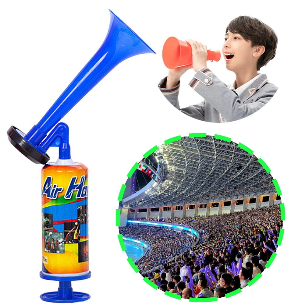휴대용 에어혼, 큰 소리의 축구 응원혼, 보트, 스포츠 행사, 생일 파티용 휴대용 에어펌프 혼