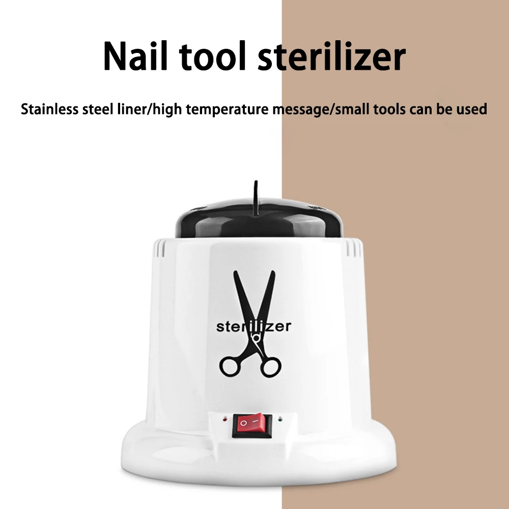100W High Temperature Disinfection Beads Quartz Sand Sterilizer Manicure Equipment Sterilizer Box Nail Art Tools