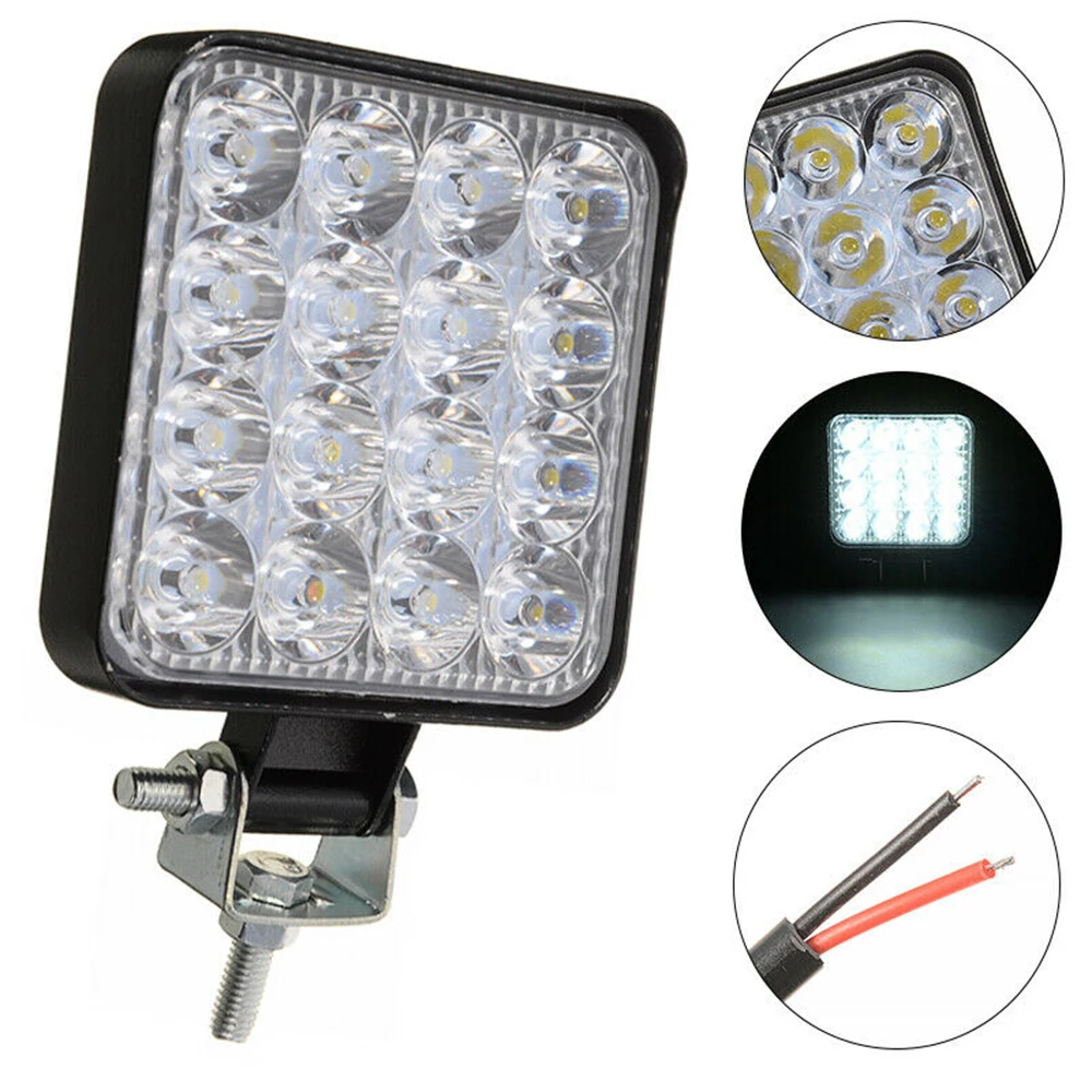 Mini Offroad LED Bar 12V 24V Square LED Work Light For Car Truck Boat Atv 4x4 Tractor 42W 48W Spotlight led light bar,work light