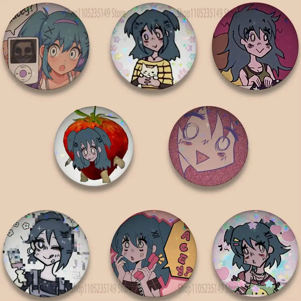 Cute Cartoon Badge Brooches – Handmade Backpack Accessories and Jewelry Gifts