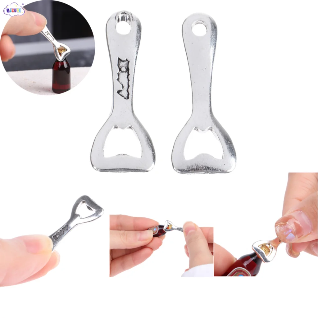 

10 шт., открывалка для пивных бутылок для кукольного домика