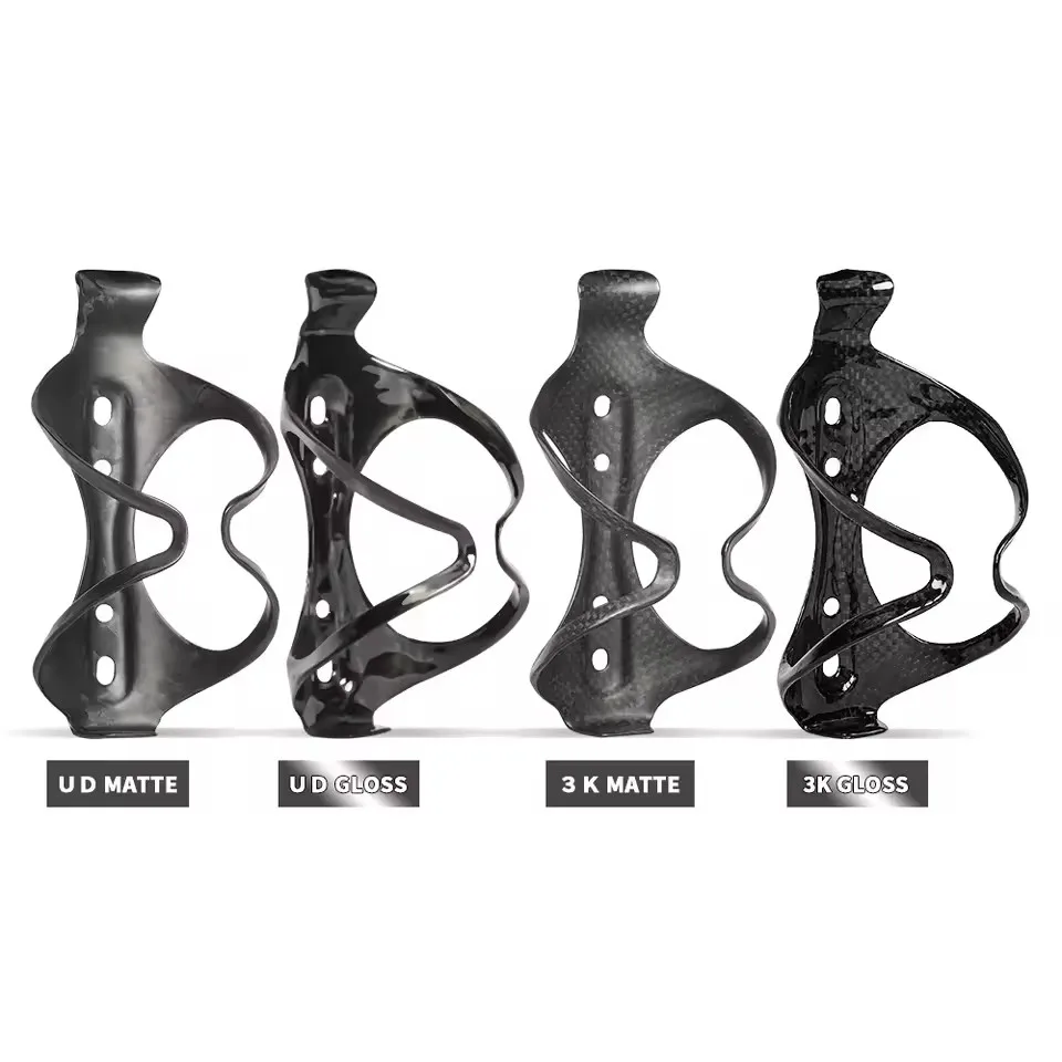 3K/UD Carbon Fiber Water Bottle Cage Bike Bottle Holder Bicycle Brackets for Diameter 72-74mm