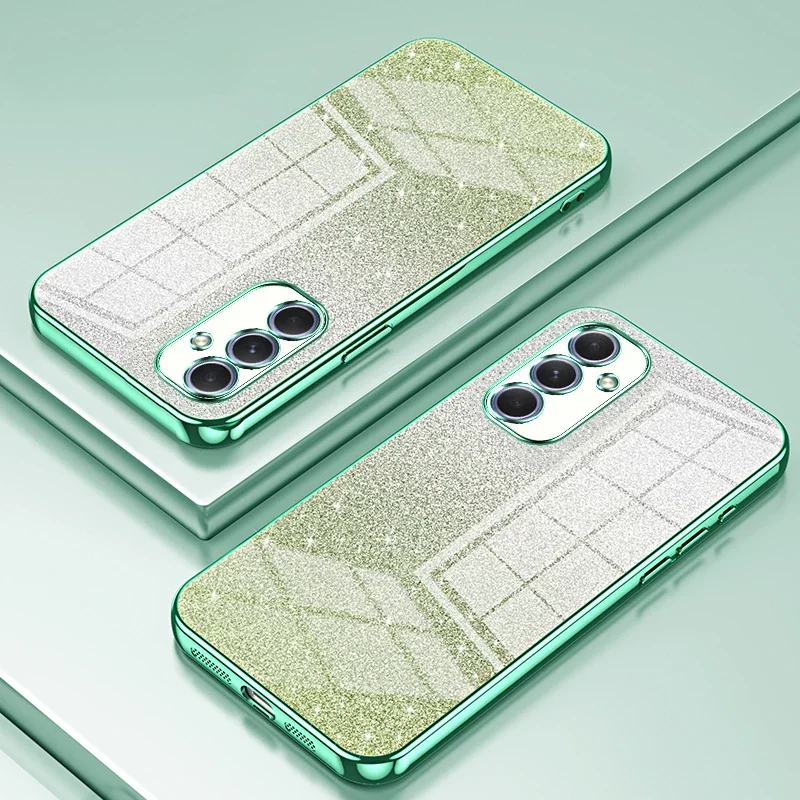 Sparkling Glitter Plating Protective Phone Case - Sleek Back Cover Design