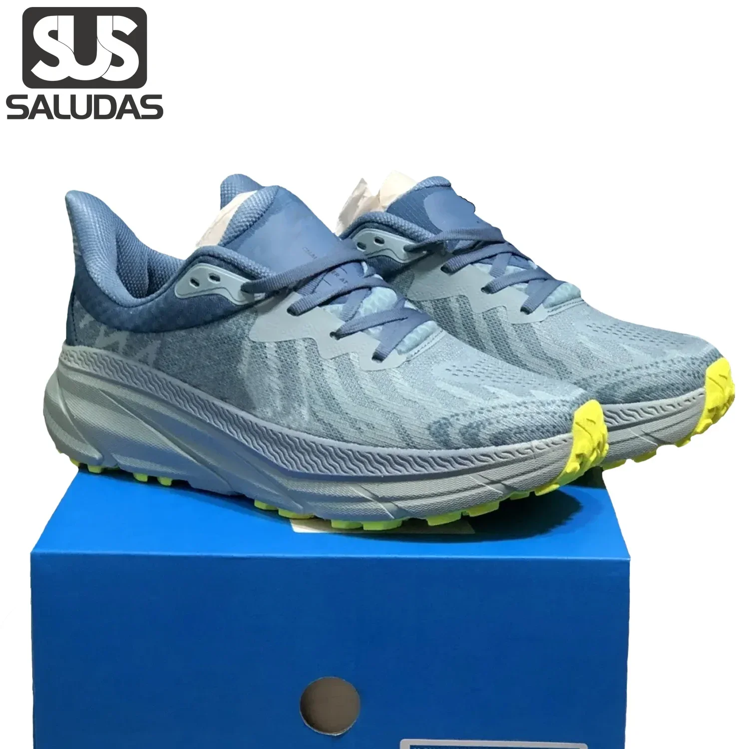 

SALUDAS Challenger Atr 7 Trail Running Shoes All-Terrain Trekking Sneakers Men Women Cushioned Stretch Marathon Training Shoes