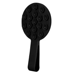 Versatile Magnetic Phone Holder with Silicone Suction Cup and Portable Stand (Black)