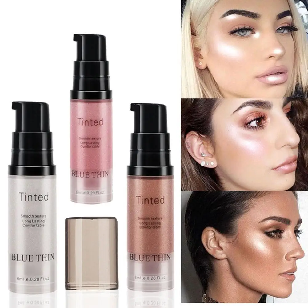 

Liquid Highlighter Face Contouring Pearlescent Makeup Brightener Bronzer Glow Body Face Contour Shimmer Illuminator Cosmetics