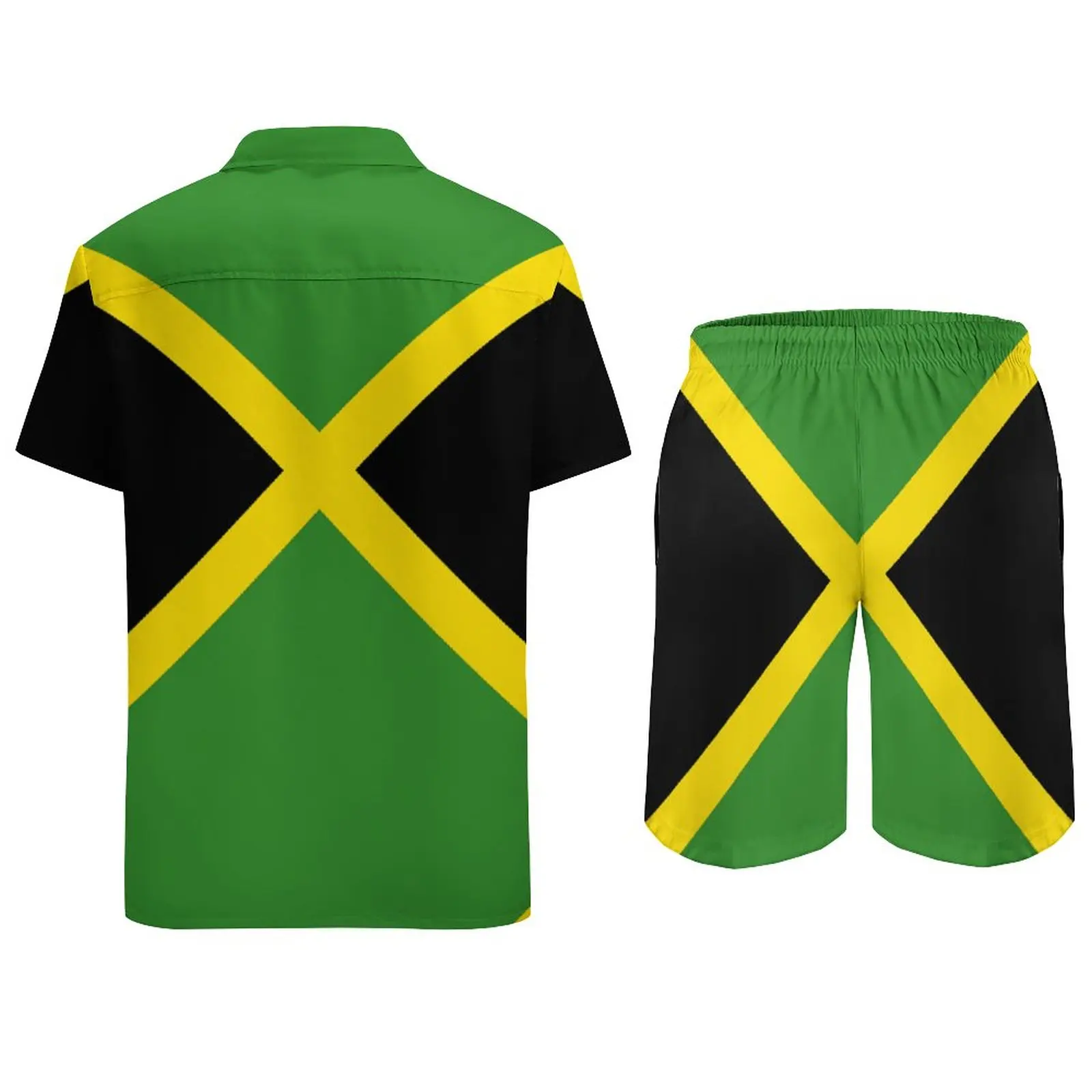 Jamaica Men's Beach Suit Funny 2 Pieces Pantdress  top Quality  Home Eur Size 3
