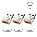 3pcs silver