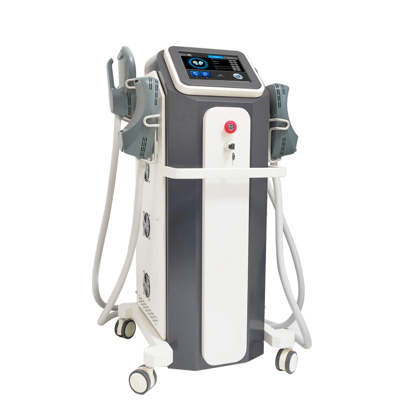 

New Design Professional Electric 4 Handle Emslim Body Shape Muscle Stimulator Therapy Body Sculpting Weight Loss Machine