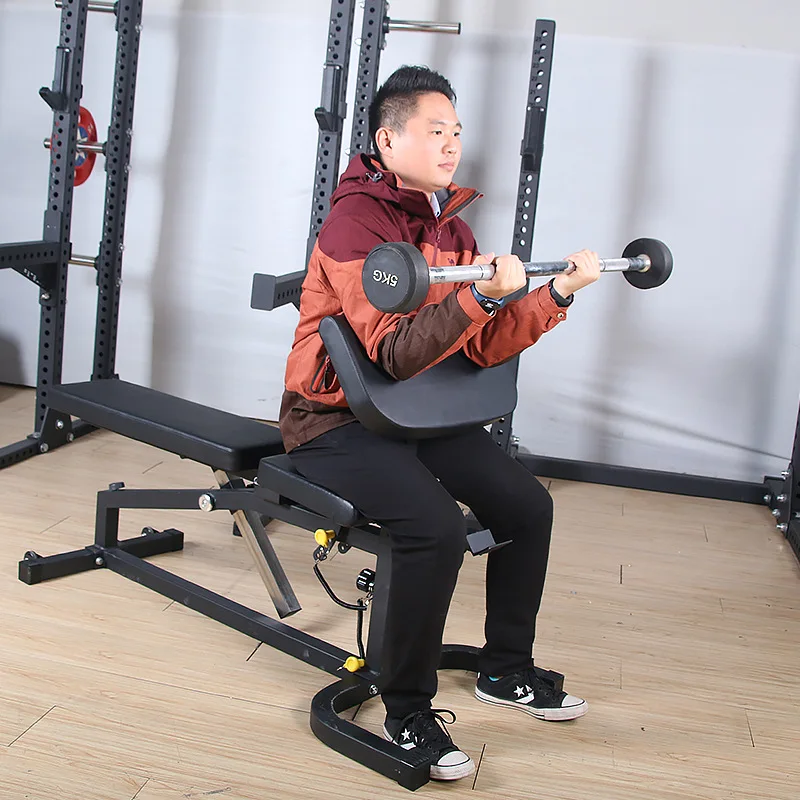 MIYAUP Leg Extension Adjustable Dumbbell Bird Abdominal Muscle Board, Priest Chair Thigh Bench