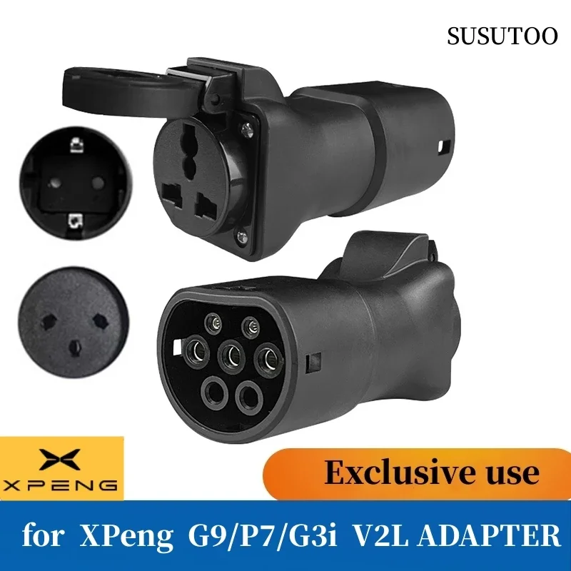 Type2 ICE62196 Xpeng G9 P7 G3i V2L Adapter Vehicle to Load Discharger Fit Xpeng 16A 3.5KW V2L for G9 P7 G3i EV Discharger
