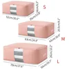 Foldable Storage Bags for Clothes and Comforters - Extra Large Capacity for Moving and Packing Bag Bedding Travel Storage Box 6