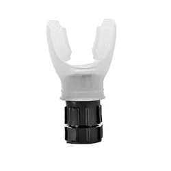 Portable Adjustable Resistance Silicone Breathing Exercise Device (White)