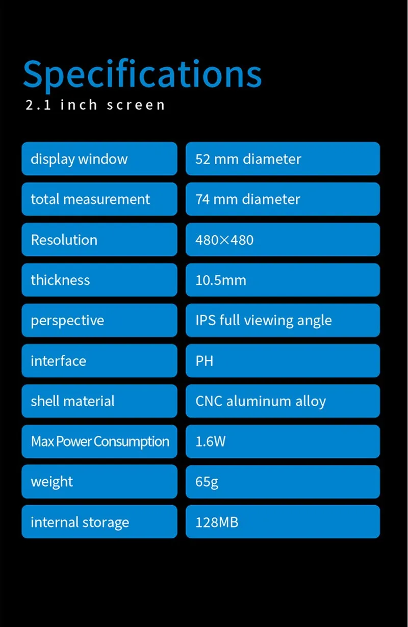 Tela Secundária, 480x480, Monitor, Não Compatível com HDMI, NO AIDA64, 2,1