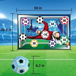Multiplayer Indoor & Outdoor Soccer Game Set for Kids - Fun & Competitive Football Playset for Training & Gifts (A)