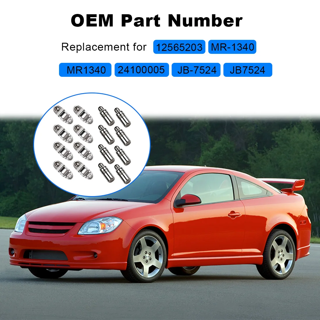 Herorider 8pcs Chevy Equinox HHR Malibu Orlando 2.4L Ŀ     ǰ ڵ ǰ 12565203 MR-1340 24100005